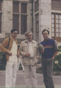 Rafael Utrera, Guillermo Cabrera Infante y Vicente Molina Foix en el  Palacio de La Magdalena. Santander. 1982.